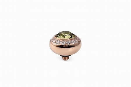 Qudo Rose Gold Topper Tondo Deluxe 10mm - Jonquil